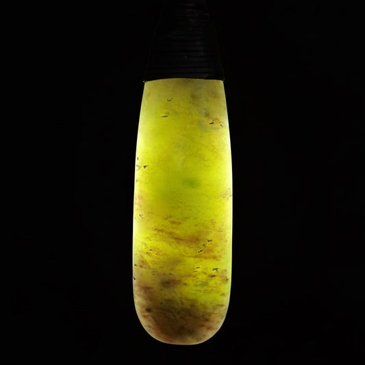 Roimata / Teardrop Pounamu Pendant - NZ Greenstone | Hapopo Totoweka