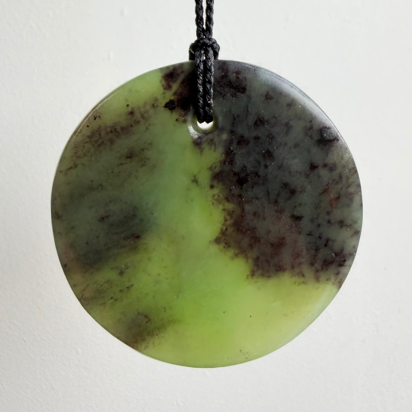 Porohita / Circle Pounamu Pendant - NZ Greenstone | Hapopo Īnanga Totoweka