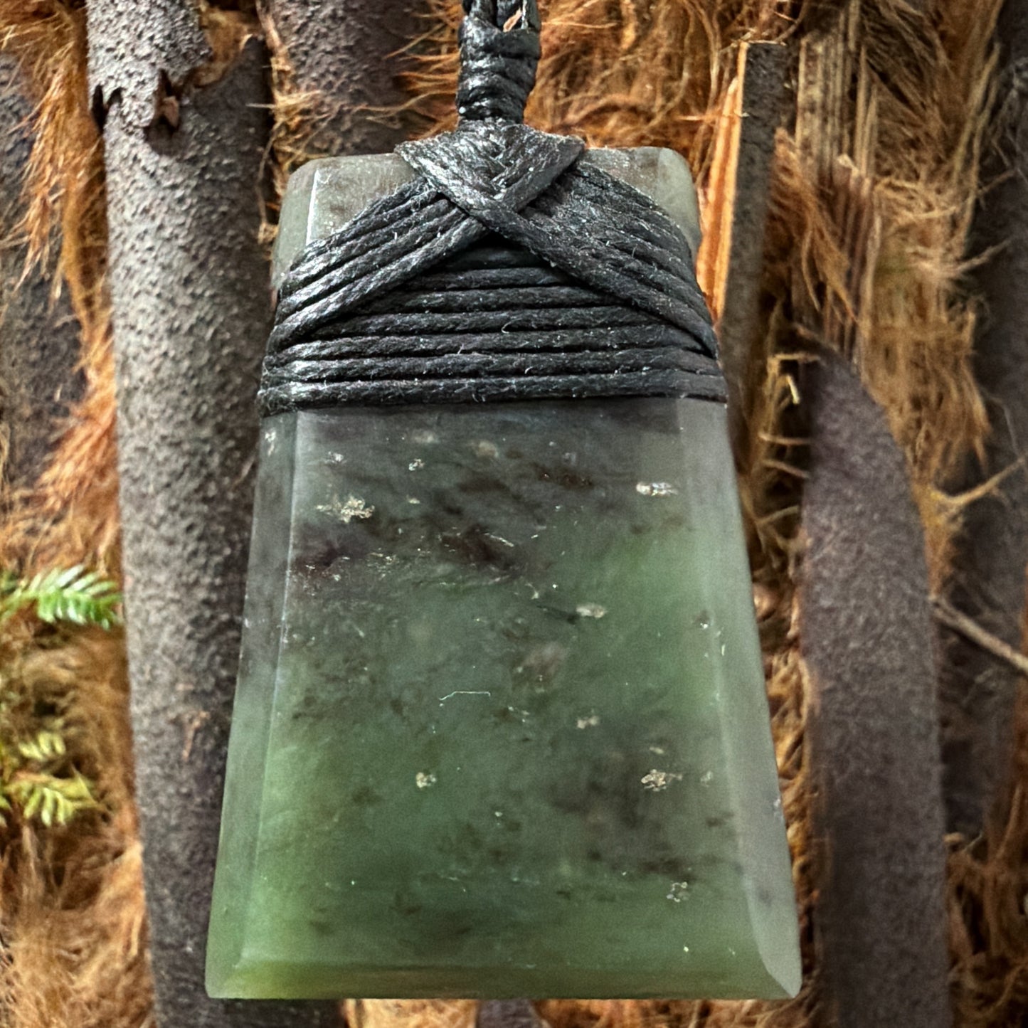 Toki / Adze Pounamu Pendant - NZ Greenstone | Hapopo Totoweka