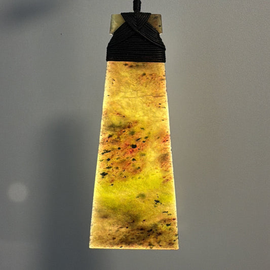 Toki / Adze Pounamu Pendant - NZ Greenstone | Hapopo Totoweka